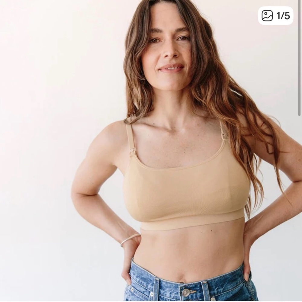 STORQ Essential Pumping & Nursing Bra - Clay Color XS